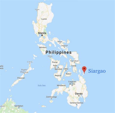 Siargao Map .